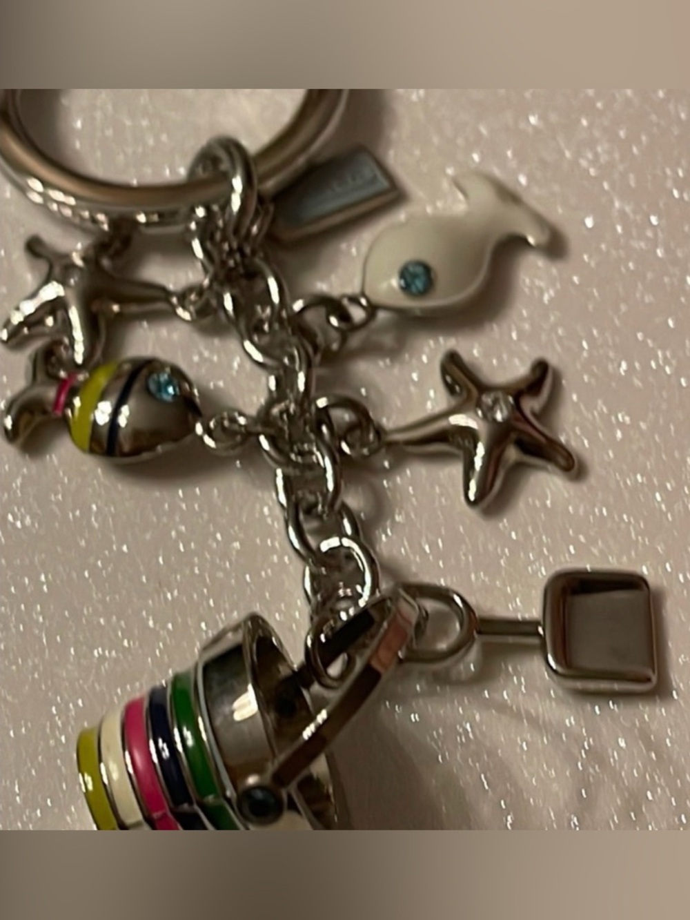 Coach Pink Charm Pen Keychain - Women's Accessory - Picture 4 of 6